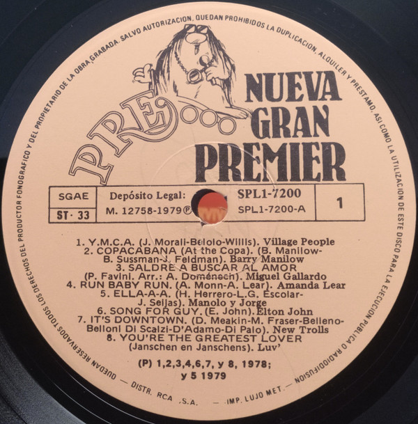 Various - Nueva Gran Premier | RCA (SPL1-7200) - 3