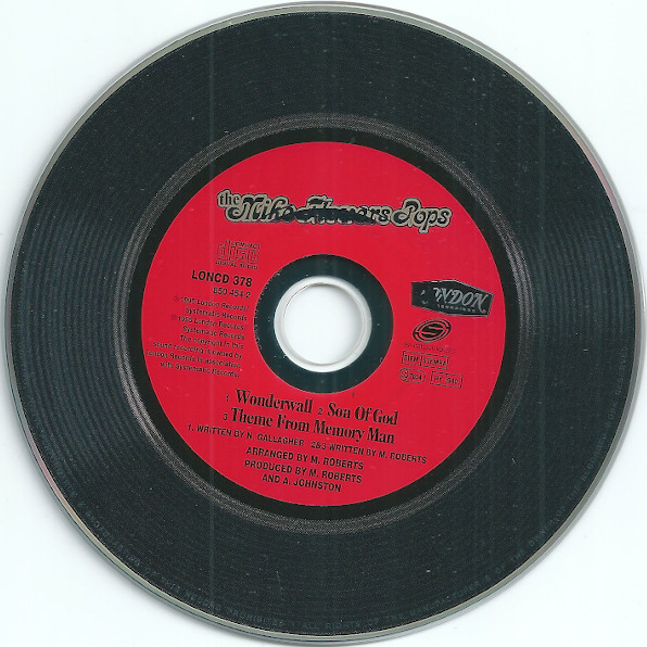 The Mike Flowers Pops - Wonderwall | London Records (LONCD 378) - 4