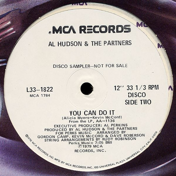 Al Hudson & The Partners - You Can Do It | MCA Records (L33-1822) - 2