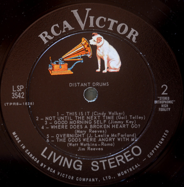 Jim Reeves - Distant Drums | RCA Victor (LSP-3542) - 4 Jim Reeves - Distant Drums | RCA Victor (LSP-3542) - 4