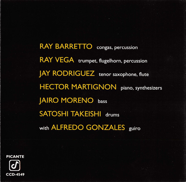 Ray Barretto & New World Spirit - Ancestral Messages | Concord Jazz Picante (CCD-4549) - 2