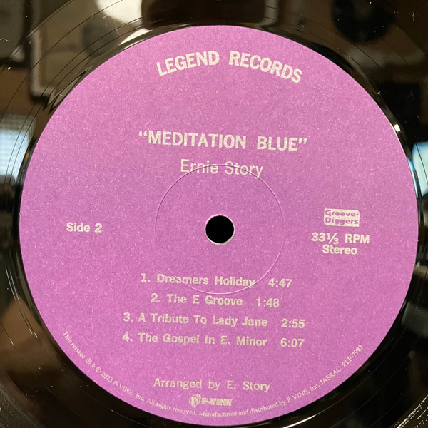 Ernie Story - Meditation Blue | P-Vine Records (PLP-7983) - 3 Ernie Story - Meditation Blue | P-Vine Records (PLP-7983) - 3