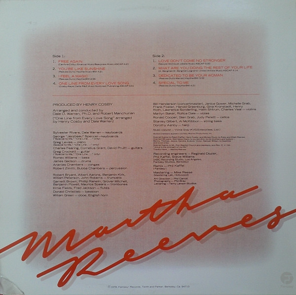 Martha Reeves - We Meet Again | Fantasy (F-9549) - 2