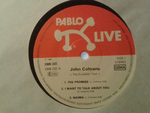 John Coltrane - The European Tour | Pablo Live (2308-222) - 3