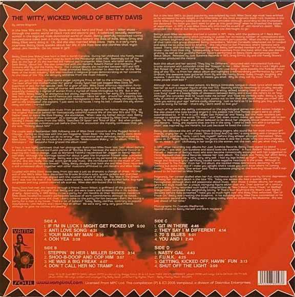 Betty Davis - This Is It! | Vampi Soul (VAMPI 055) - 2
