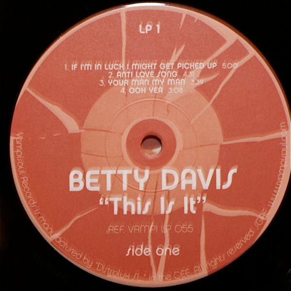 Betty Davis - This Is It! | Vampi Soul (VAMPI 055) - 3