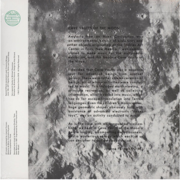 Joanne Forman - Cave Vaults Of The Moon | Séance Centre (08SC) - main Joanne Forman - Cave Vaults Of The Moon | Séance Centre (08SC) - main