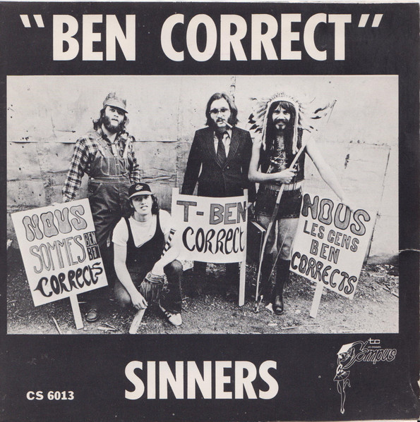 Les Sinners - Les Gens "Ben Correct" | Les Disques Campus (CS 6013) - main