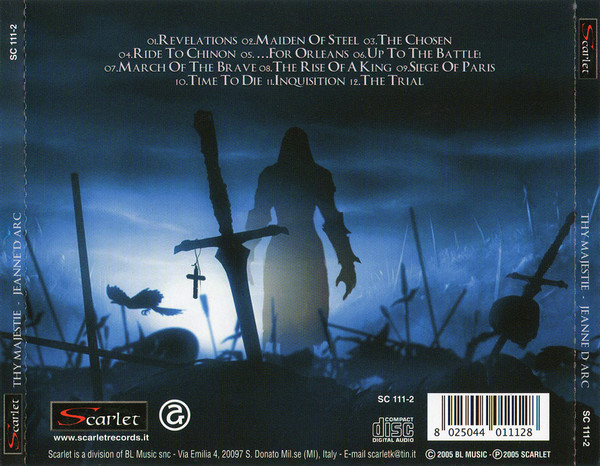Thy Majestie - Jeanne D'Arc CD | Scarlet (SC 111-2) - 2