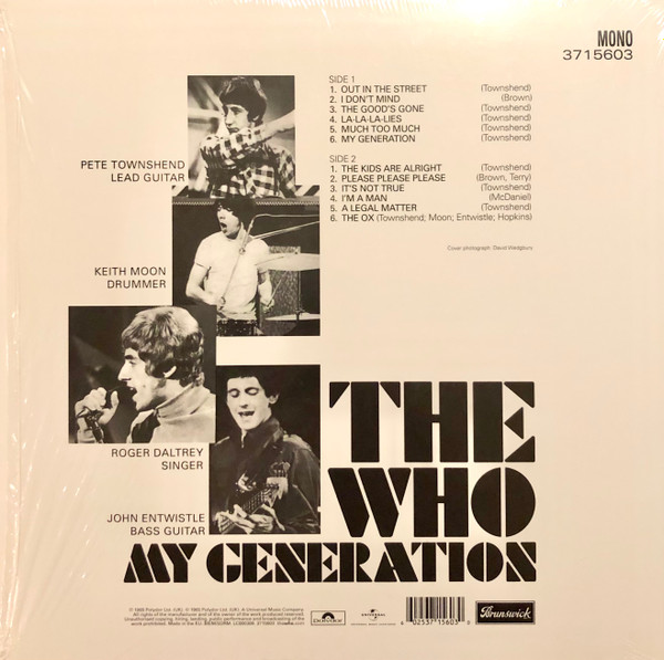 The Who - My Generation | Brunswick (3715603) - 2 The Who - My Generation | Brunswick (3715603) - 2