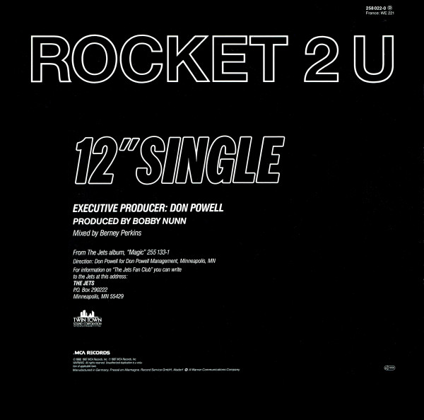 The Jets - Rocket 2 U | MCA Records (258 022-0) - 2 The Jets - Rocket 2 U | MCA Records (258 022-0) - 2