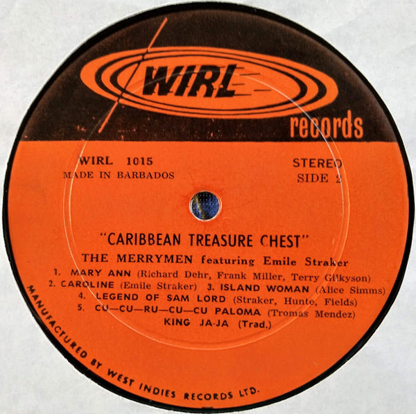 The Merrymen Featuring Emile Straker - Caribbean Treasure Chest [Vinyl] | WIRL (WIRL 1015) - 4