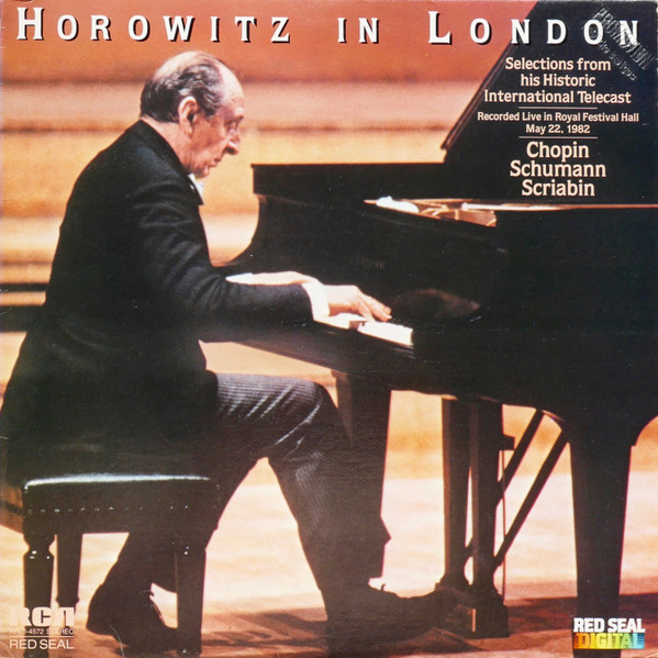 Vladimir Horowitz - Horowitz in London | RCA Red Seal (ARC1-4572) - main