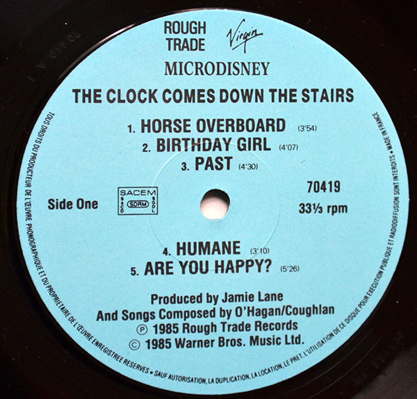 Microdisney - The Clock Comes Down The Stairs | Virgin (70419) - 3