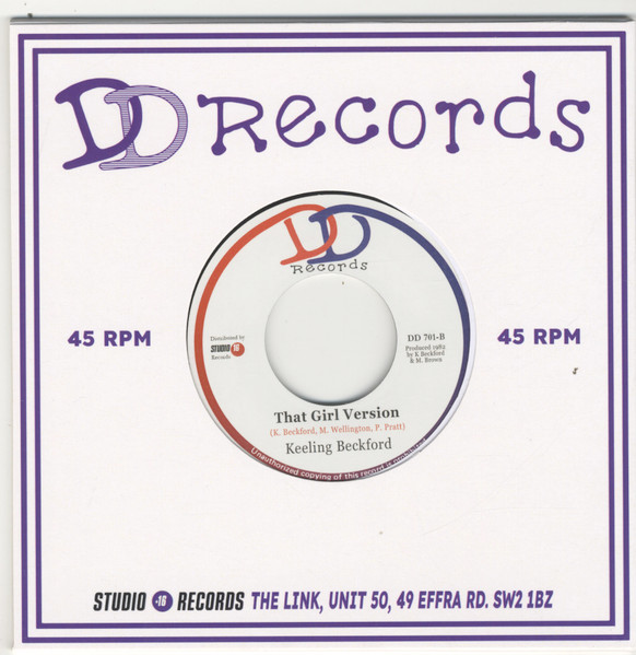 Keeling Beckford - That Girl | DD Records (DD701) - 2