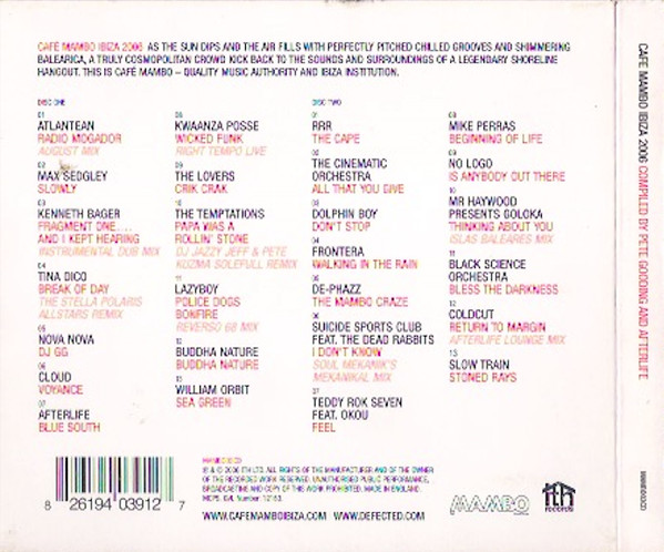 Various - Café Mambo Ibiza 2006 | ITH Records (MAMBO03CD) - 2