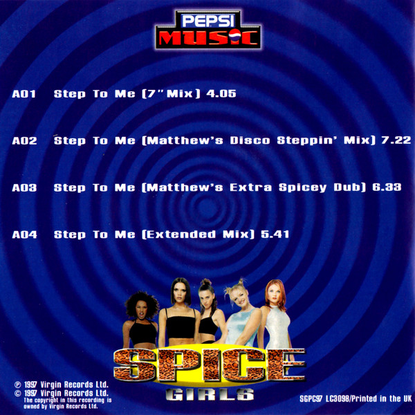 Spice Girls - Step To Me | Virgin (SGPC97) - 2