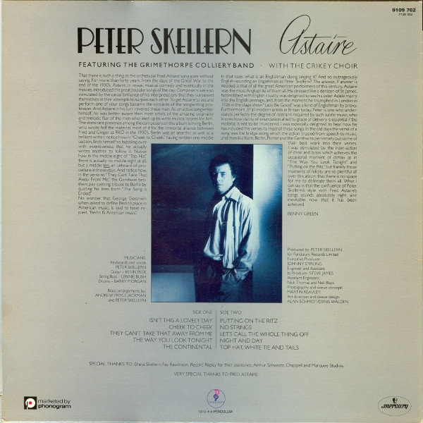 Peter Skellern - Astaire | Mercury (9109 702) - 2