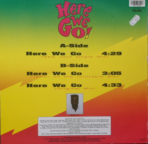 David Fascher & MC Africa True - Here We Go | TELDEC (9031-72622-0) - 2 David Fascher & MC Africa True - Here We Go | TELDEC (9031-72622-0) - 2