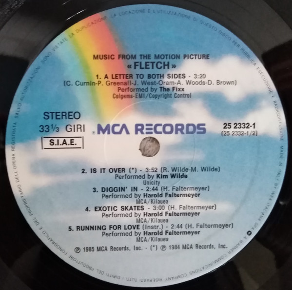Various - Music From The Motion Picture Soundtrack "Fletch" | MCA Records (25-2332-1) - 4 Various - Music From The Motion Picture Soundtrack "Fletch" | MCA Records (25-2332-1) - 4