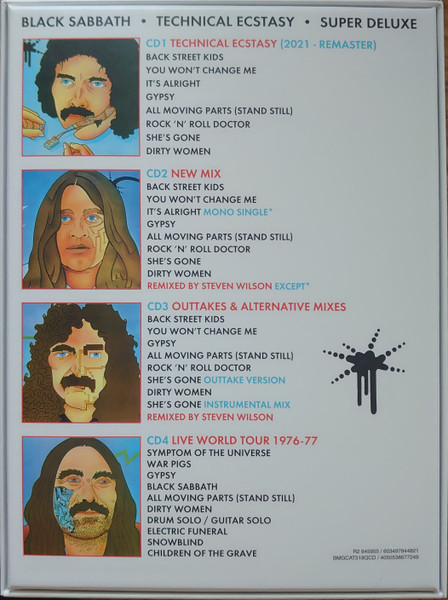 Black Sabbath - Technical Ecstasy Super Deluxe - CD BOX SET | BMG (BMGCAT518QCD) - 3 Black Sabbath - Technical Ecstasy Super Deluxe - CD BOX SET | BMG (BMGCAT518QCD) - 3