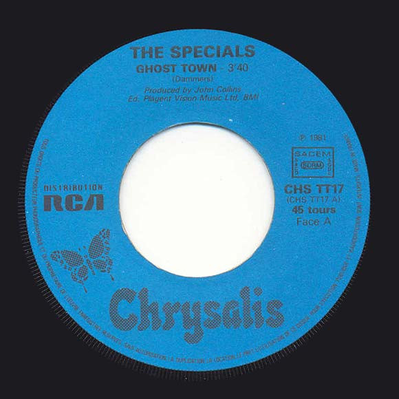 The Specials - Ghost Town | Chrysalis (CHS TT17) - 3 The Specials - Ghost Town | Chrysalis (CHS TT17) - 3