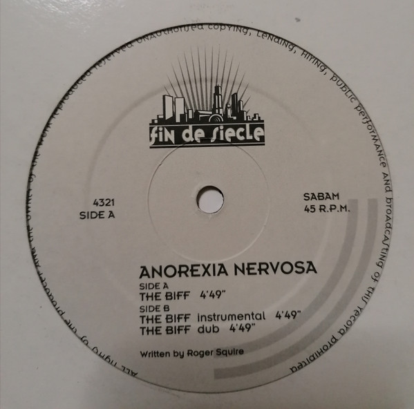 Anorexia Nervosa - The Biff | Fin De Siecle (FIN DE SIECLE 4321) - main