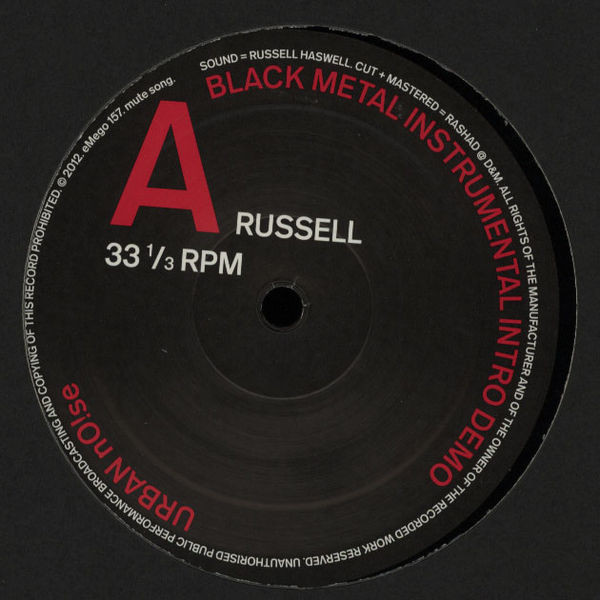 Russell Haswell - Factual | Editions Mego (eMego 157) - 2