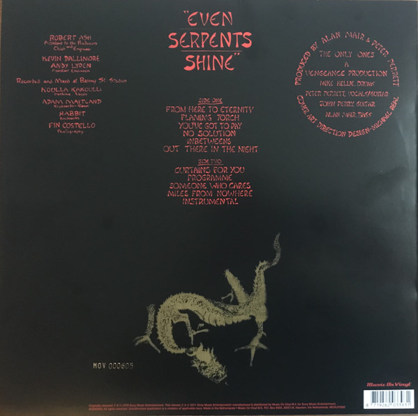 The Only Ones - Even Serpents Shine | Music On Vinyl (MOVLP3565) - 2
