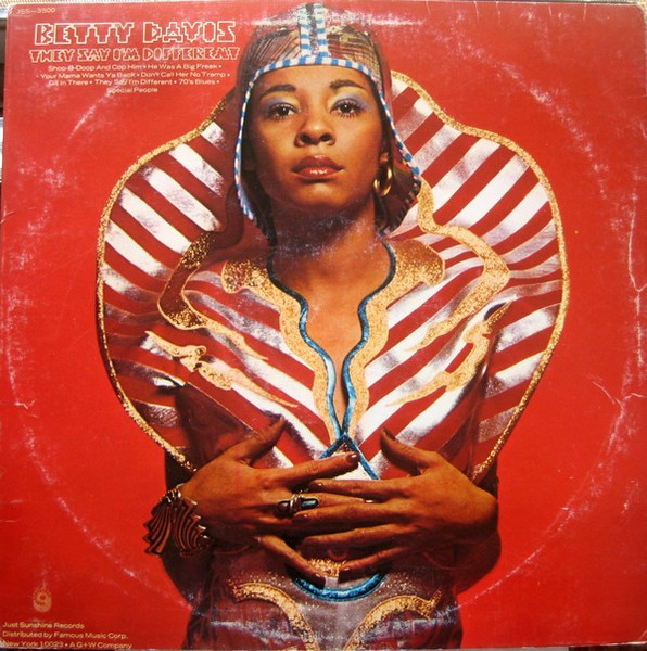 Betty Davis - They Say I'm Different | Just Sunshine Records (JSS 3500) - 2 Betty Davis - They Say I'm Different | Just Sunshine Records (JSS 3500) - 2