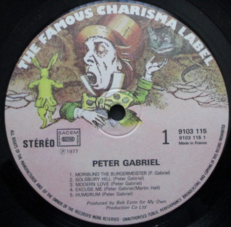 Peter Gabriel - Peter Gabriel | Charisma (9103 115) - 3