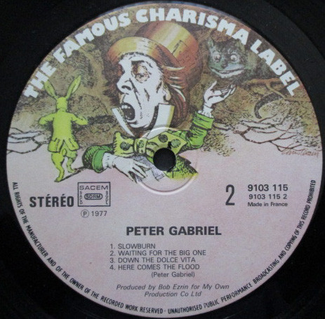 Peter Gabriel - Peter Gabriel | Charisma (9103 115) - 4