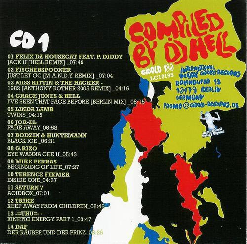 Hell - International DeeJay Gigolos CD Nine | International Deejay Gigolo Records (GIGOLO 180) - 2