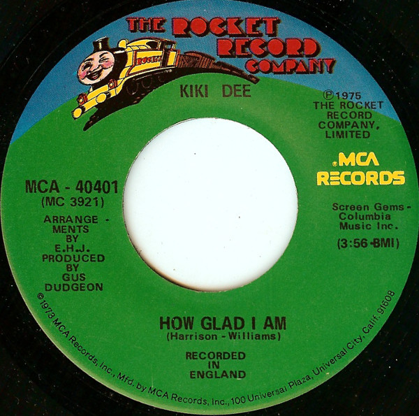 Kiki Dee - How Glad I Am | The Rocket Record Company (MCA-40401)
