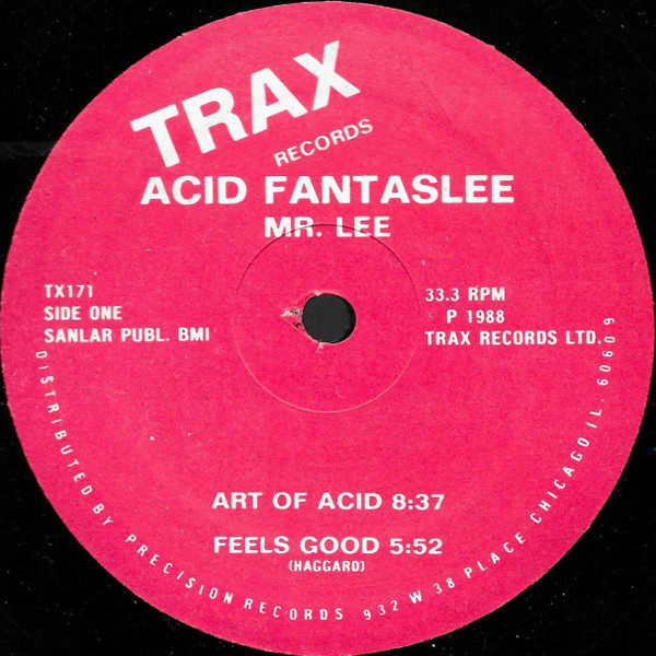 Mr. Lee - Acid Fantaslee | Trax Records (TX171) - main
