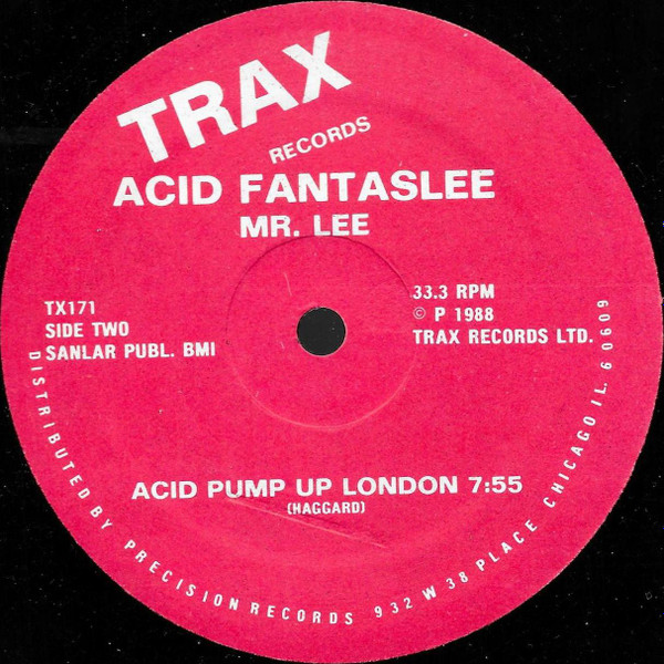 Mr. Lee - Acid Fantaslee | Trax Records (TX171) - 2