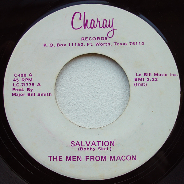The Men From Macon - Salvation / Black Velvet | Charay Records (C-100) - main