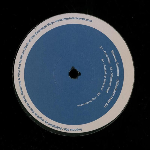 Markus Sommer - Offenbach Heat EP | Imprints Records (Imprints 009)