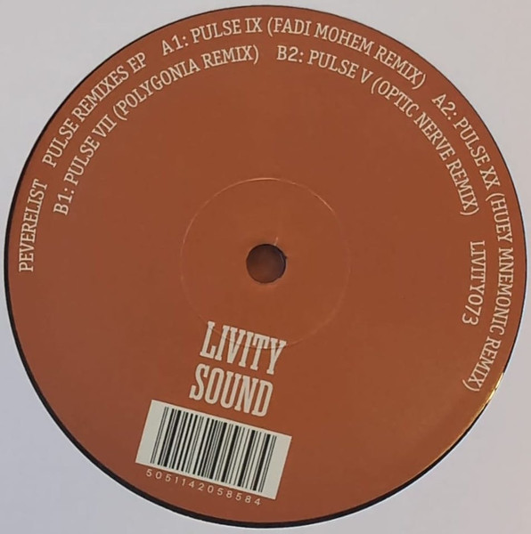 Peverelist - Pulse Remixes | Livity Sound (LIVITY073) - main Peverelist - Pulse Remixes | Livity Sound (LIVITY073) - main