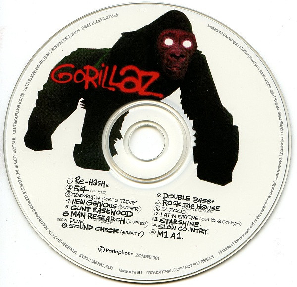 Gorillaz - Gorillaz | Parlophone (ZOMBIE 001) - 3