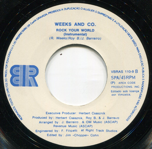 Weeks & Co. - Rock Your World | Brass Records (VBRAS 110-9) - 4