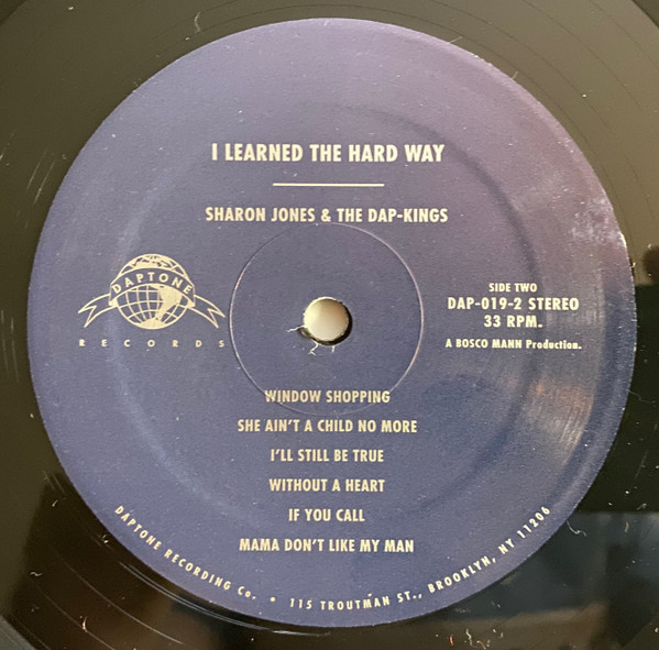 Sharon Jones & The Dap-Kings - I Learned The Hard Way | Daptone Records (DAP-019) - 3 Sharon Jones & The Dap-Kings - I Learned The Hard Way | Daptone Records (DAP-019) - 3