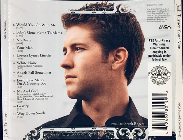 Josh Turner - Your Man | MCA Nashville (B0004744-02) - 2