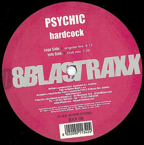 Psychic - Hardcock | Blastraxx (BXX 08) - main