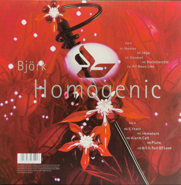 Björk - Homogenic | One Little Indian (TPLP71) - 2 Björk - Homogenic | One Little Indian (TPLP71) - 2