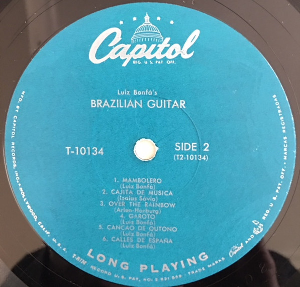 Luiz Bonfá - Luiz Bonfá's Brazilian Guitar | Capitol Records (T10134) - 4
