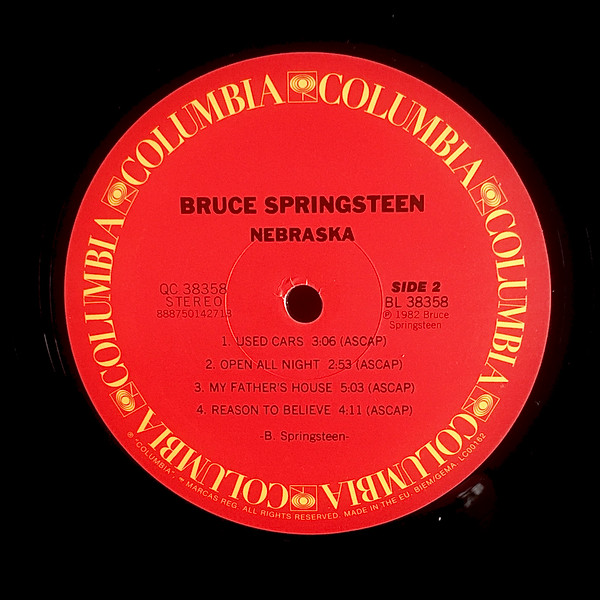 Bruce Springsteen - Nebraska | Columbia (QC 38358) - 4 Bruce Springsteen - Nebraska | Columbia (QC 38358) - 4