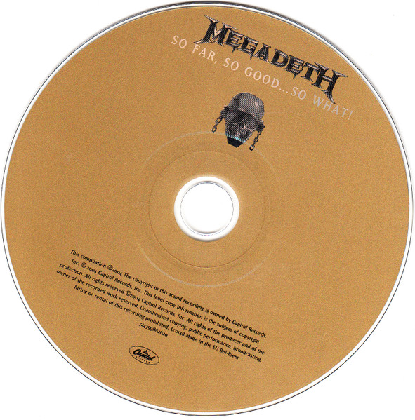 Megadeth - So Far, So Good... So What! | Capitol Records (724359862620) - 3