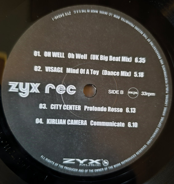 Various - 80s Electro Tracks - Vinyl Edition 4 | ZYX Music (ZYX 54046-1) - 4