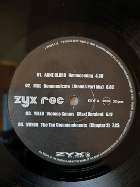 Various - 80s Electro Tracks - Vinyl Edition 4 | ZYX Music (ZYX 54046-1) - 3